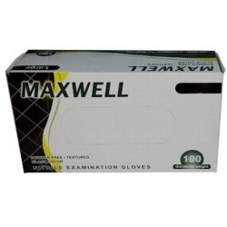 ΓΑΝΤΙΑ ΜΙΑΣ ΧΡΗΣΗΣ ΝΙΤΡΙΛΙΟΥ MAXWELL 100ΤΜΧ ΜΑΥΡΑ