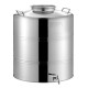 ΔΟΧΕΙΟ ΙΝΟΧ 75LT ΜΕ ΒΙΔΩΤΟ ΚΑΠΑΚΙ METAL BOX