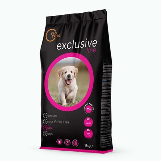 ΞΗΡΑ ΤΡΟΦΗ EXCLUSIVE LINE PUPPY 15KG