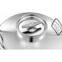 ΔΟΧΕΙΟ ΙΝΟΧ 100LT ΜΕ ΒΙΔΩΤΟ ΚΑΠΑΚΙ METAL BOX