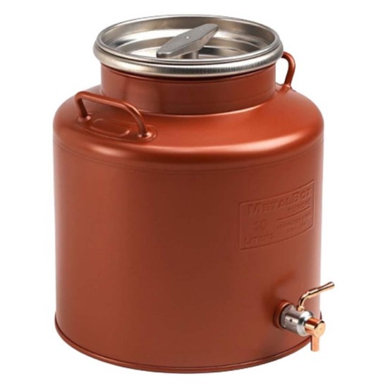 ΔΟΧΕΙΟ ΙΝΟΧ 20LT ΜΕ ΒΙΔΩΤΟ ΚΑΠΑΚΙ METAL BOX