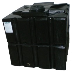 ΔΕΞΑΜΕΝΗ ΜΑΥΡΗ 1000LT ΤΕΤΡΑΓΩΝΗ