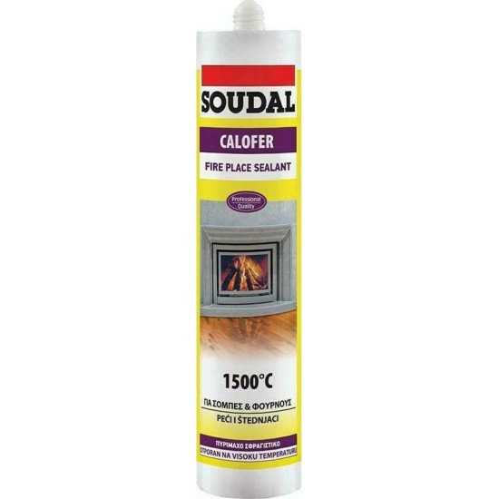 ΣΙΛΙΚΟΝΗ ΠΥΡΑΝΤΟΧΗ SOUNDAL ΜΑΥΡΗ 280ml 20170