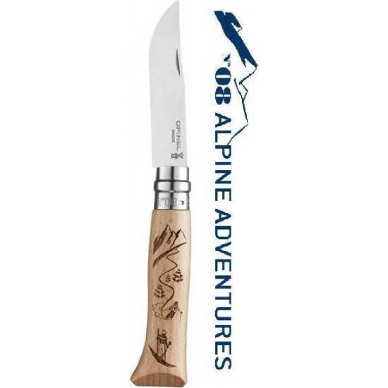 ΣΟΥΓΙΑΣ OPINEL INOX ΣΚΙ ΣΤΟ ΒΟΥΝΟ Νο8