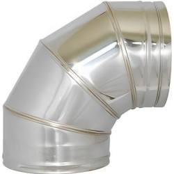 ΓΩΝΙΑ ΚΑΠΝΟΔΟΧΟΥ 90° INOX 120mm