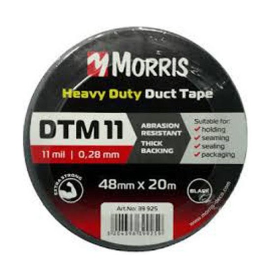 ΤΑΙΝΙΑ ΥΦΑΣΜΑΤΙΝΗ ΜΑΥΡΗ MORRIS 48mmX20m  39925