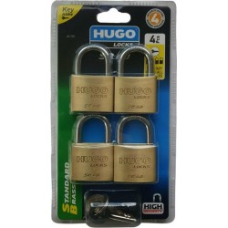 ΛΟΥΚΕΤΟ HUGO ΟΡΕΙΧΑΛΚΙΝΟ SB-40 4ΤΜΧ ΜΕ 5 ΚΛΕΙΔΙΑ 60290
